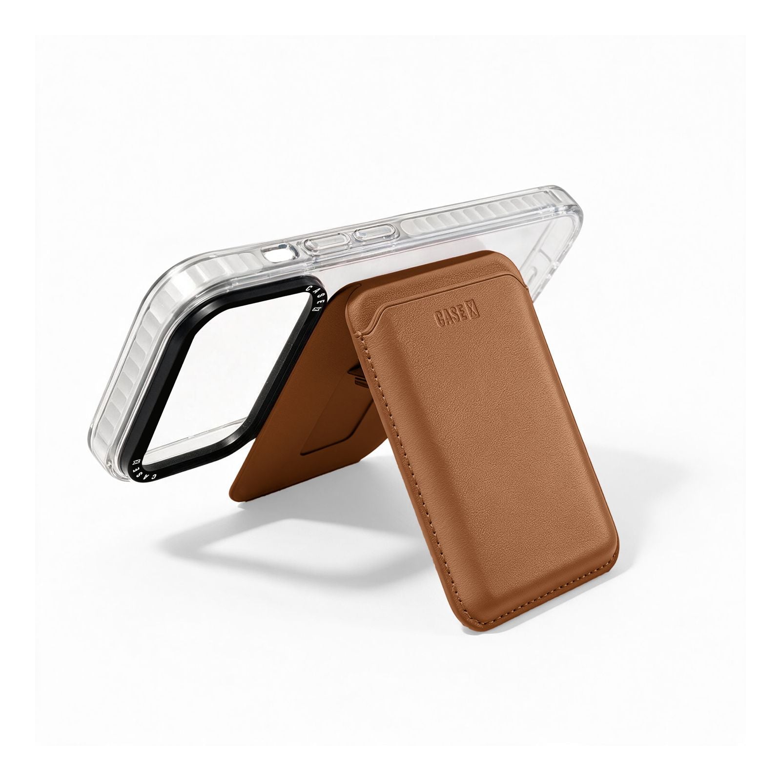 Magsafe Leather Wallet with a stand
