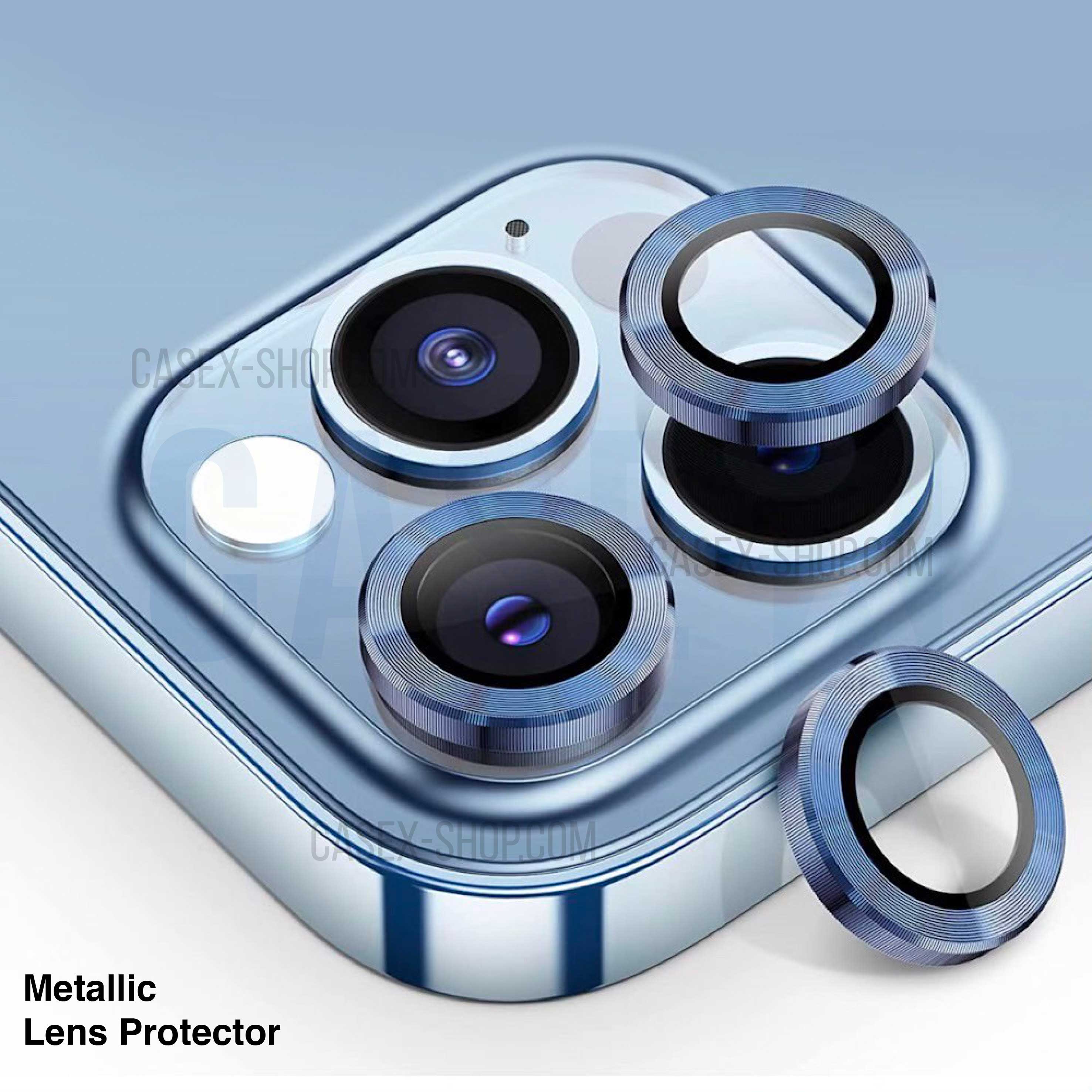 iPhone 13 Pro/13 Pro Max Sierra Blue Ring Lens Protector