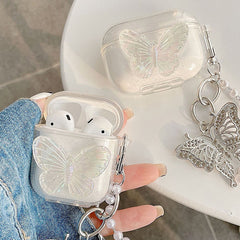 Glitter Butterfly Airpods Case
