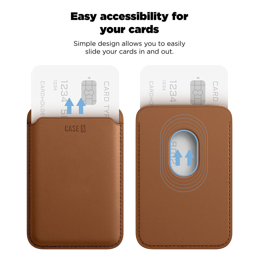 Magsafe Leather Wallet with a stand