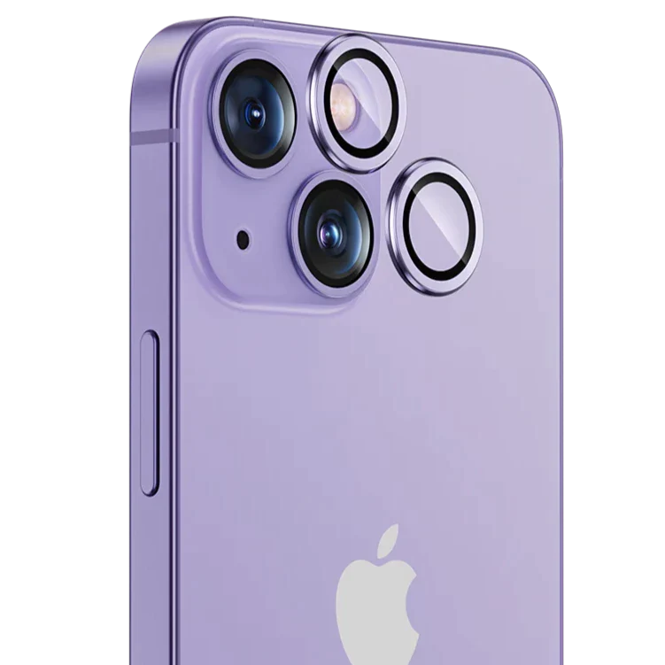 iPhone 14/14 Plus Purple Ring Lens Protector