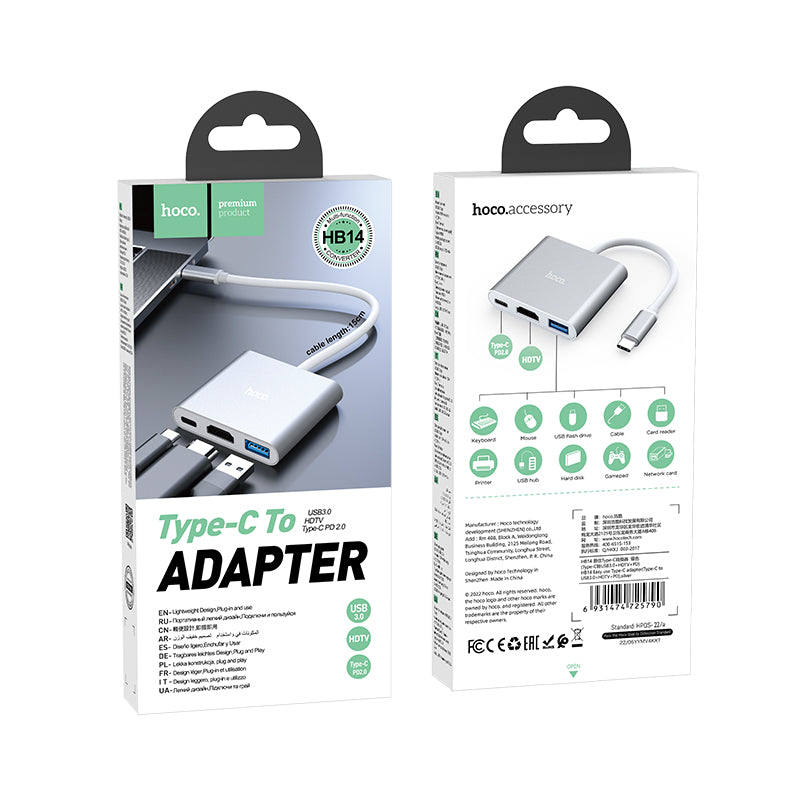 HOCO Easy use Type-C adapter