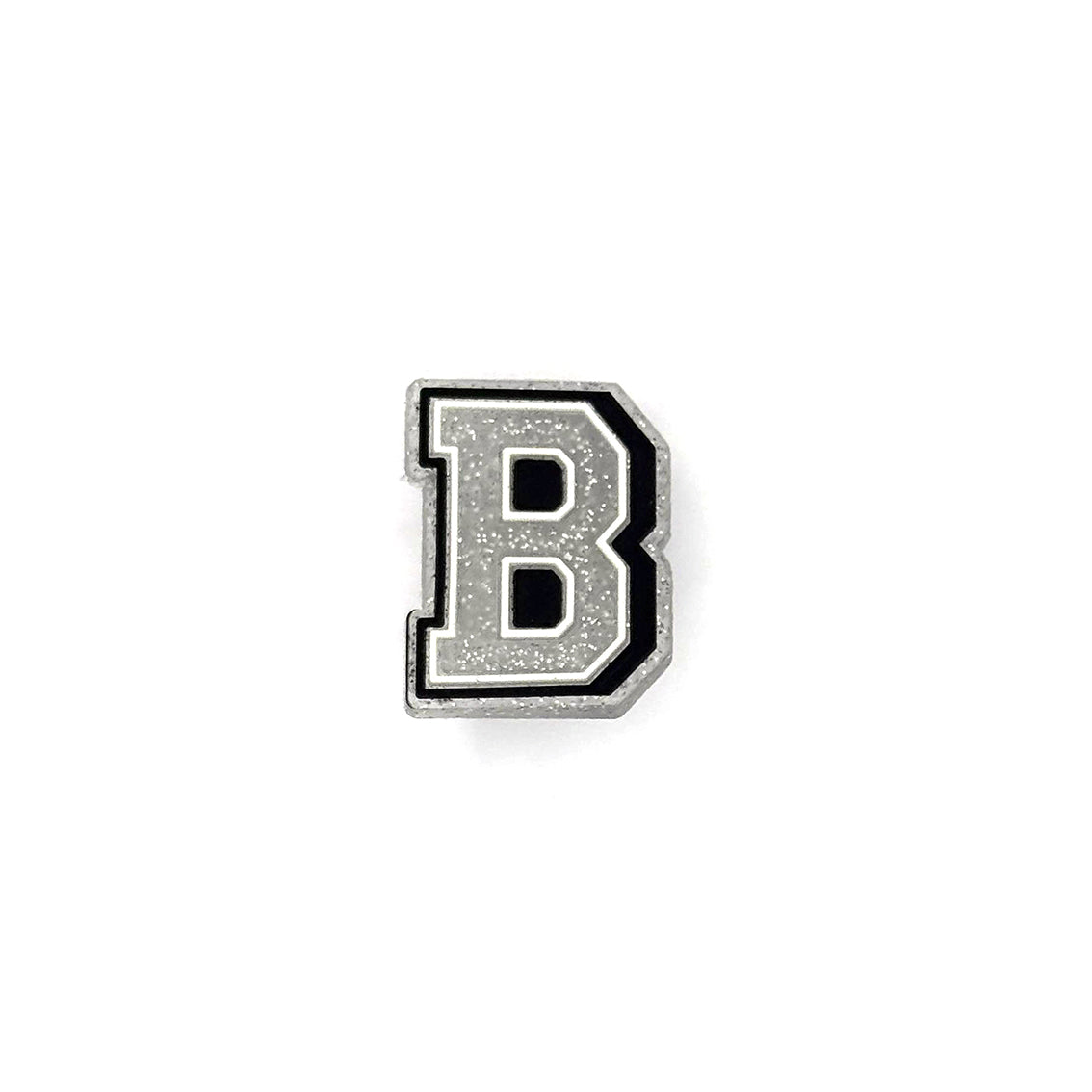 Silver Glitter Letters 1 Pin