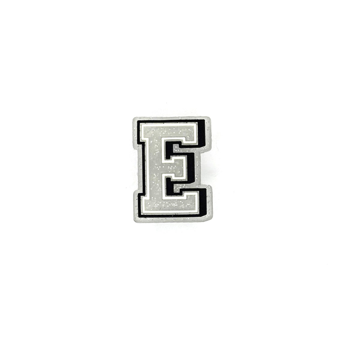 Silver Glitter Letters 1 Pin