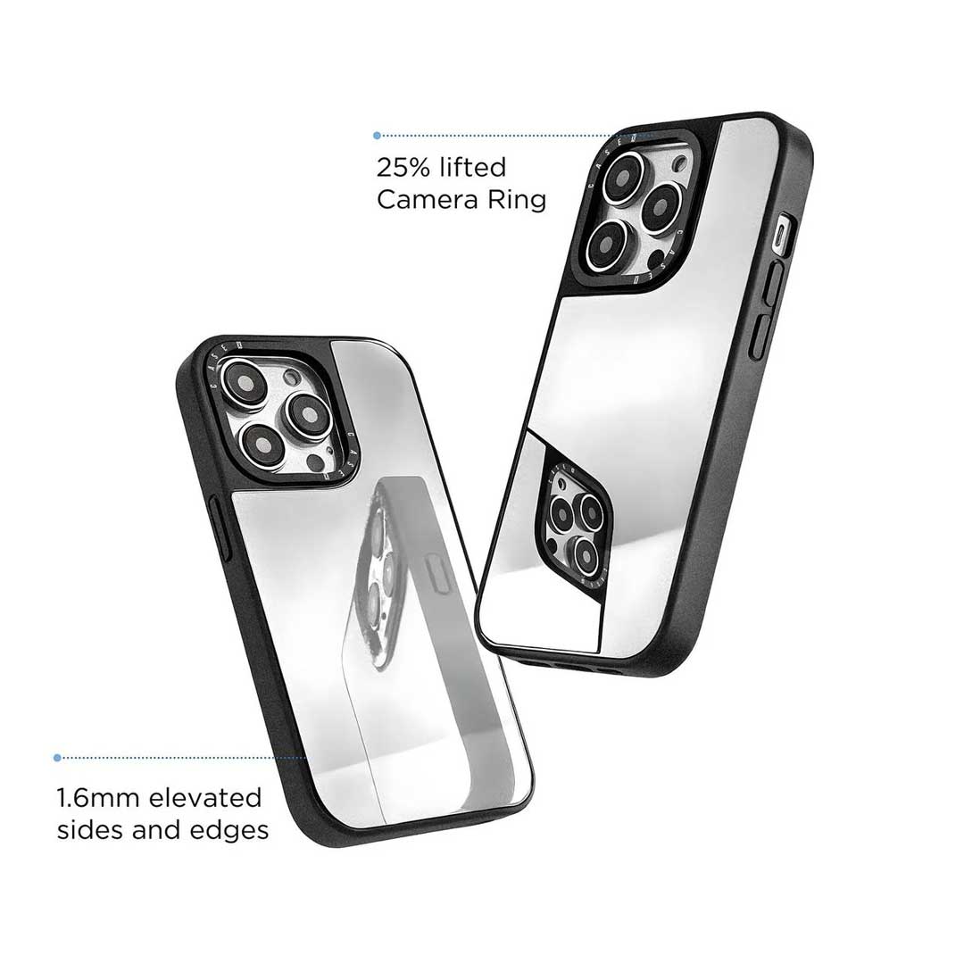 Raised camera and protective edges
