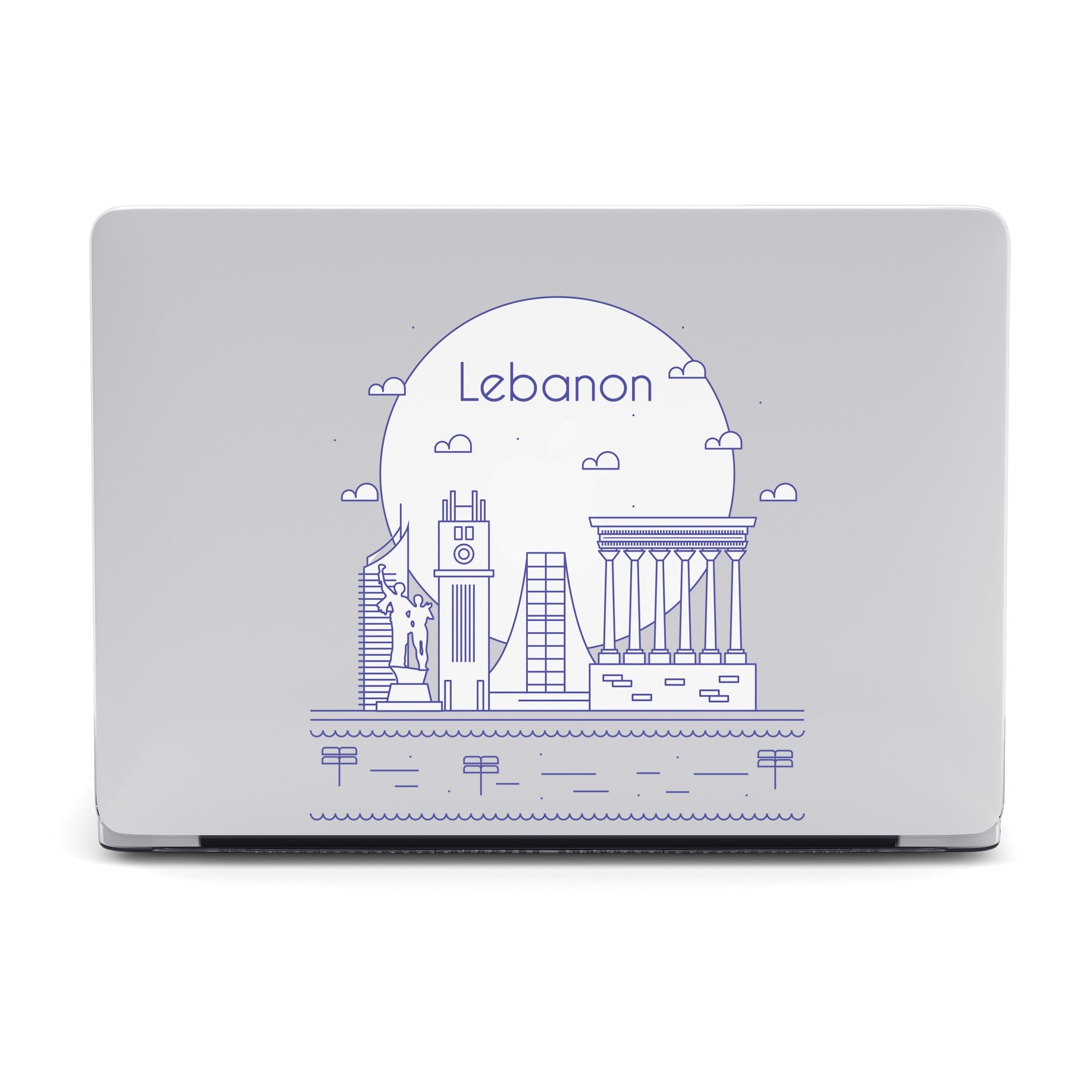 Lebanon Cityscape (Purple)