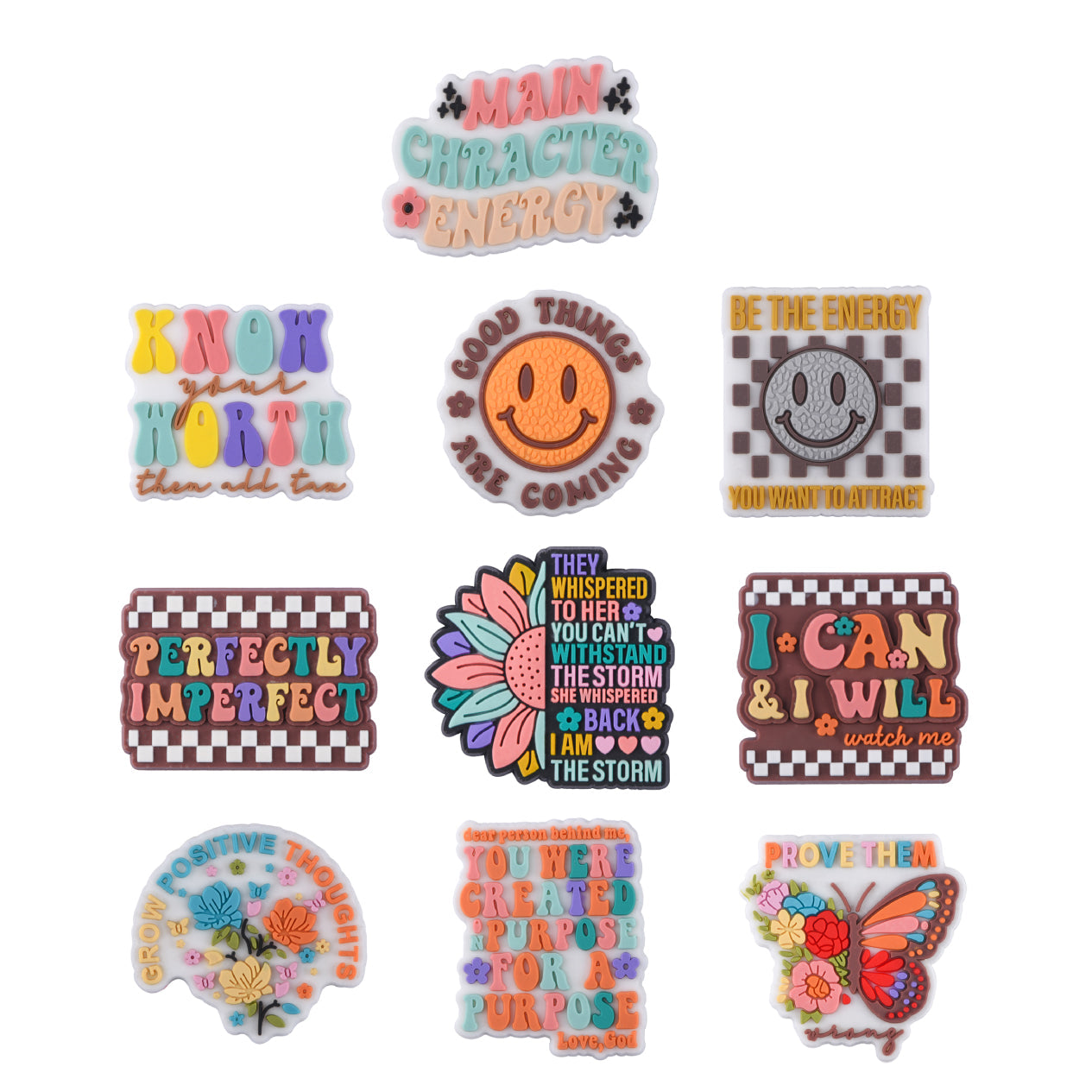 Words Pin Set 21