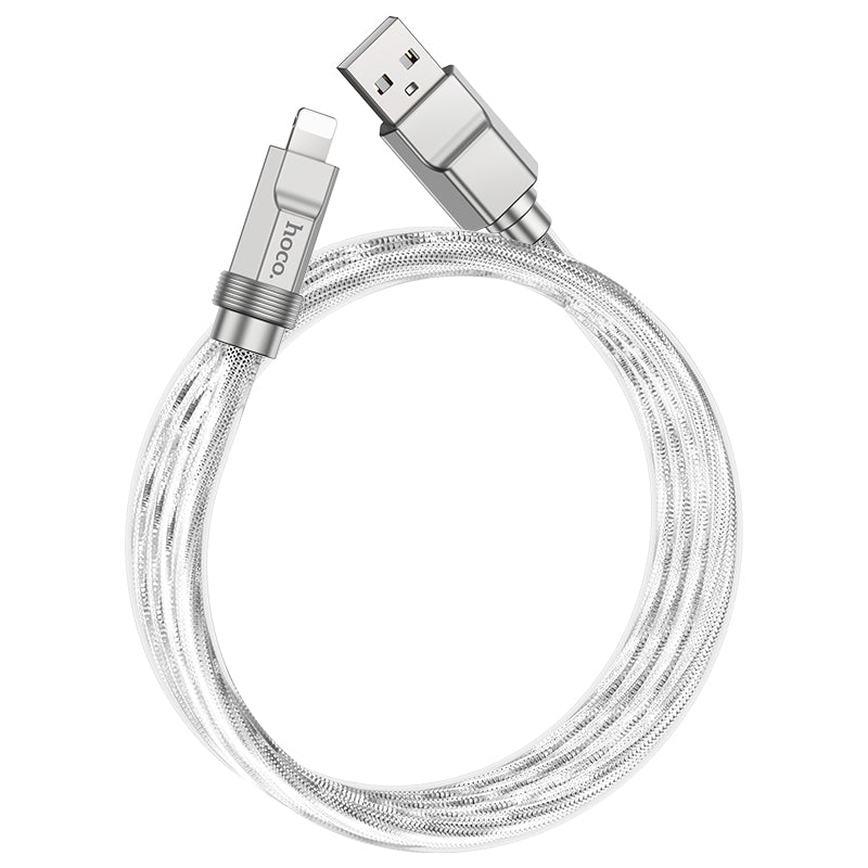 HOCO 20 WATT usb-type C Solid silicone Fast charging data cable lightning