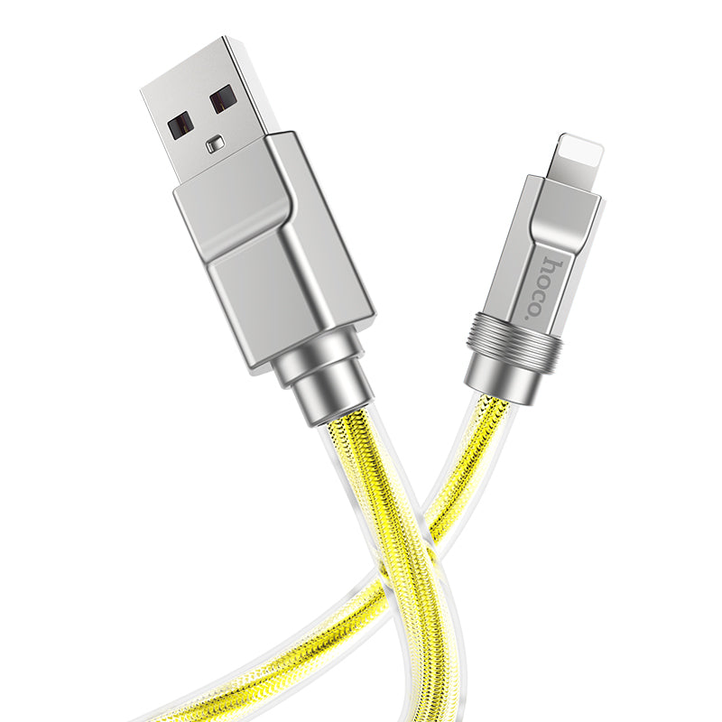 HOCO 20 WATT usb-type C Solid silicone Fast charging data cable lightning