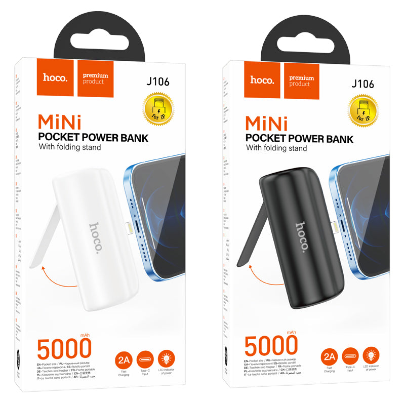 HOCO Mini Pocket power bank 5000mAh lightning