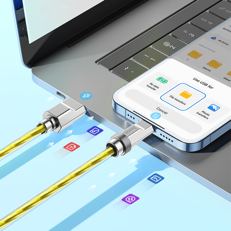 HOCO Solid silicone Fast charging data cable iPhone