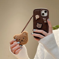 Mocha Teddy Case