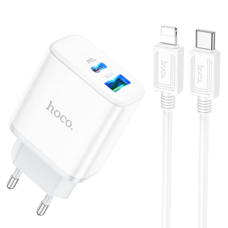 HOCO 20WATT Adapter  Stage dual port charger set