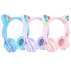 HOCO Cat ear kids headphones headset