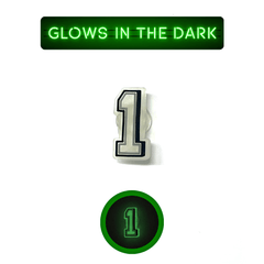 Glowing Numbers Pin