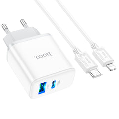 HOCO 20WATT Adapter  Stage dual port charger set