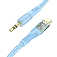 HOCO AUX to lightning Transparent Discovery Edition Digital audio conversion cable