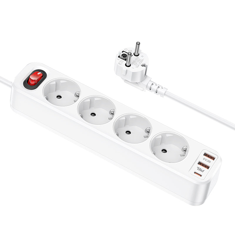 HOCO Aura 4-bit extension cable socket