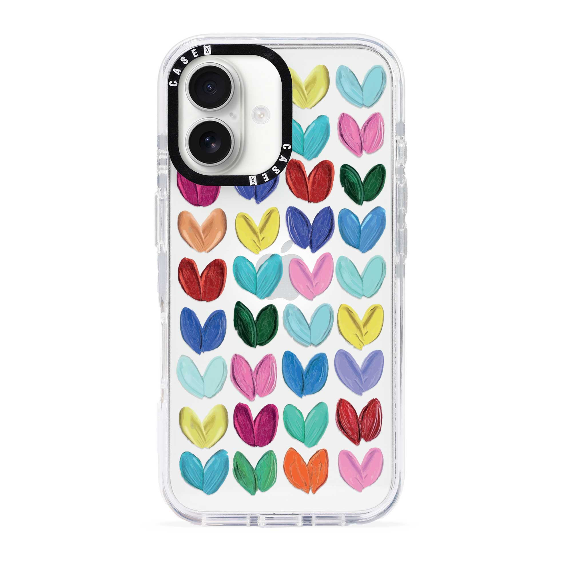 Painted Hearts Pattern
