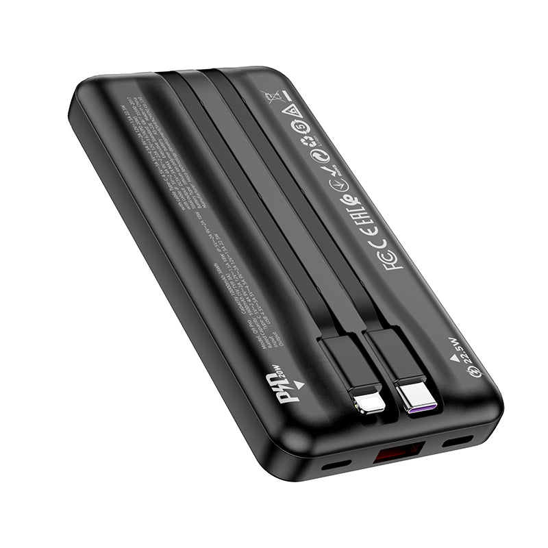 HOCO Pro Shell power bank with cable 10000mAh