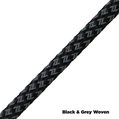 black & grey woven