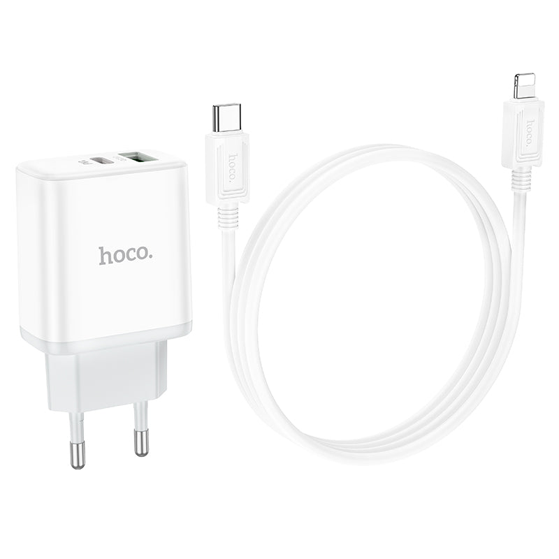 HOCO 20WATT Adapter  Stage dual port charger set