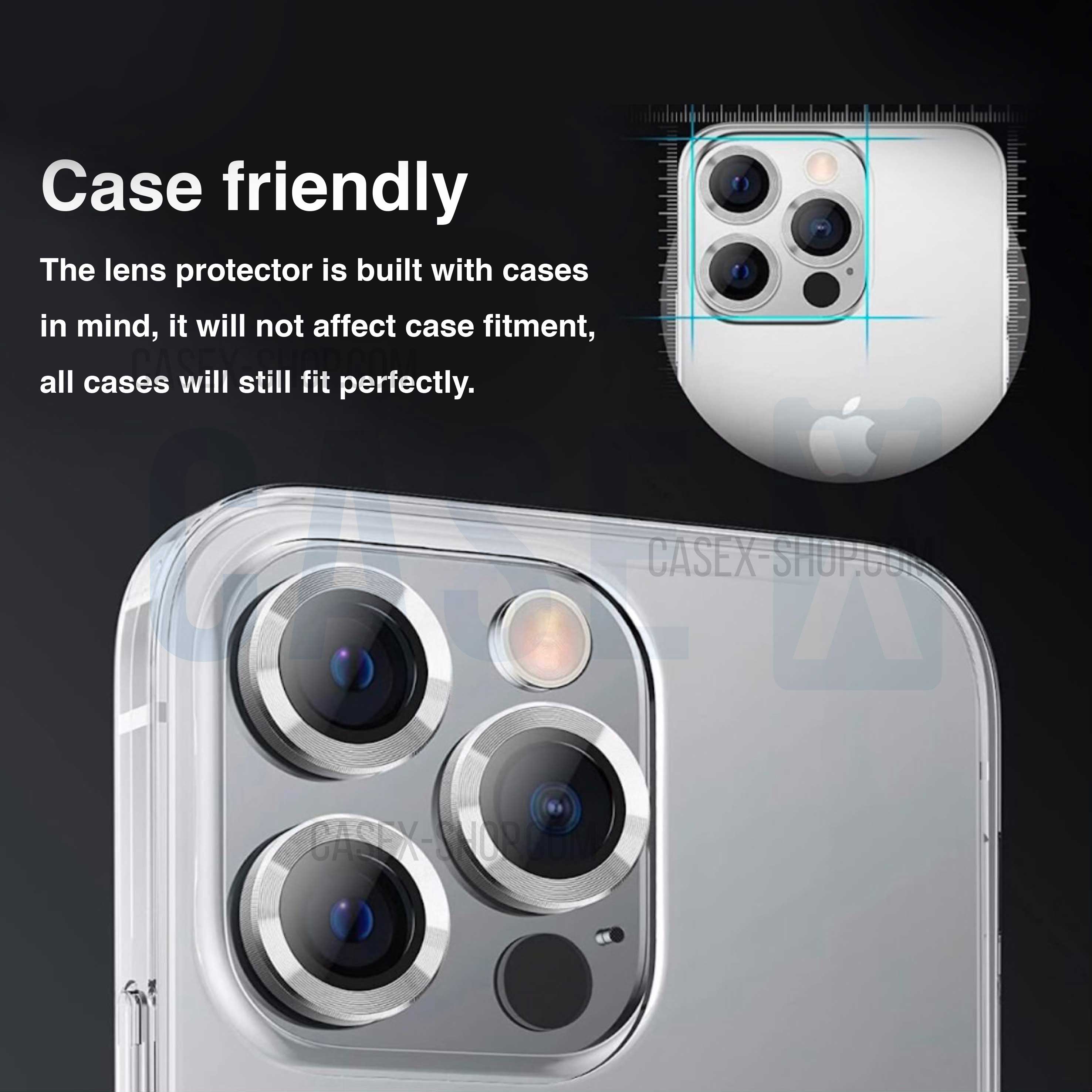 iPhone 15/15 Plus Yellow Ring Lens Protector