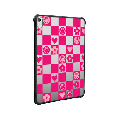 Smiley Pink Checker