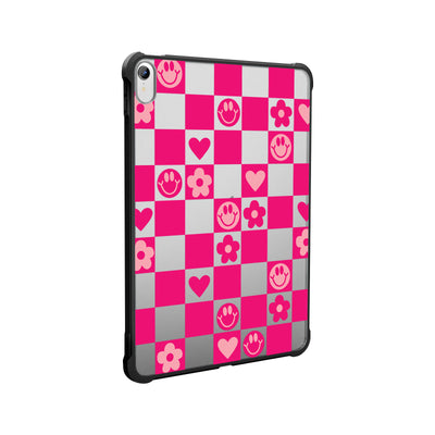 Smiley Pink Checker