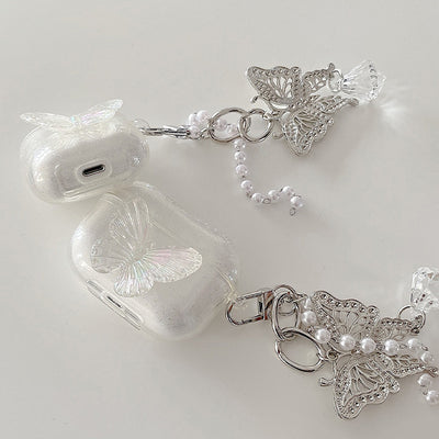 Glitter Butterfly Airpods Case