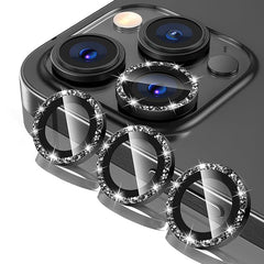 Black Titanium Glitter Ring Lens Protection