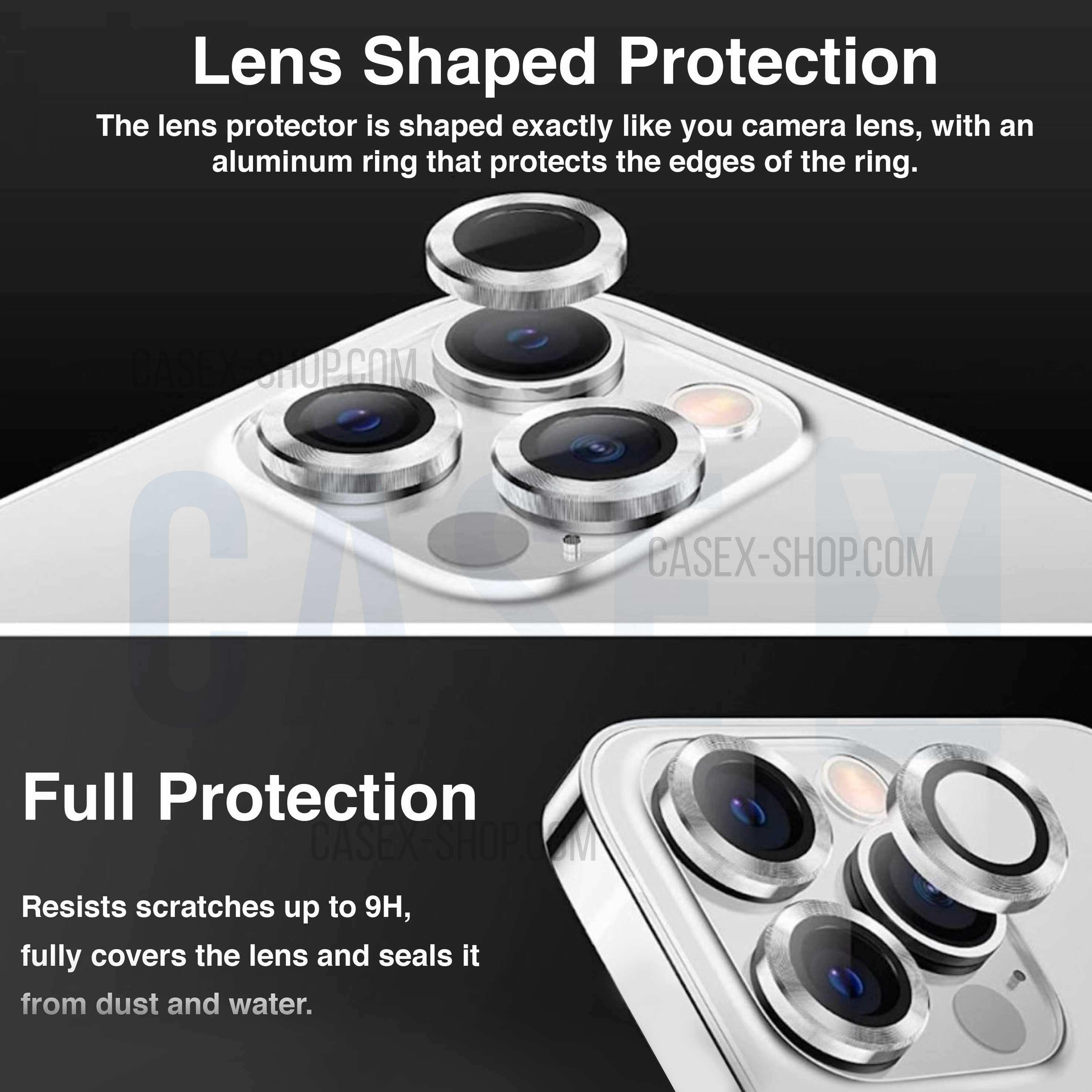 Deep Purple Ring Lens Protector