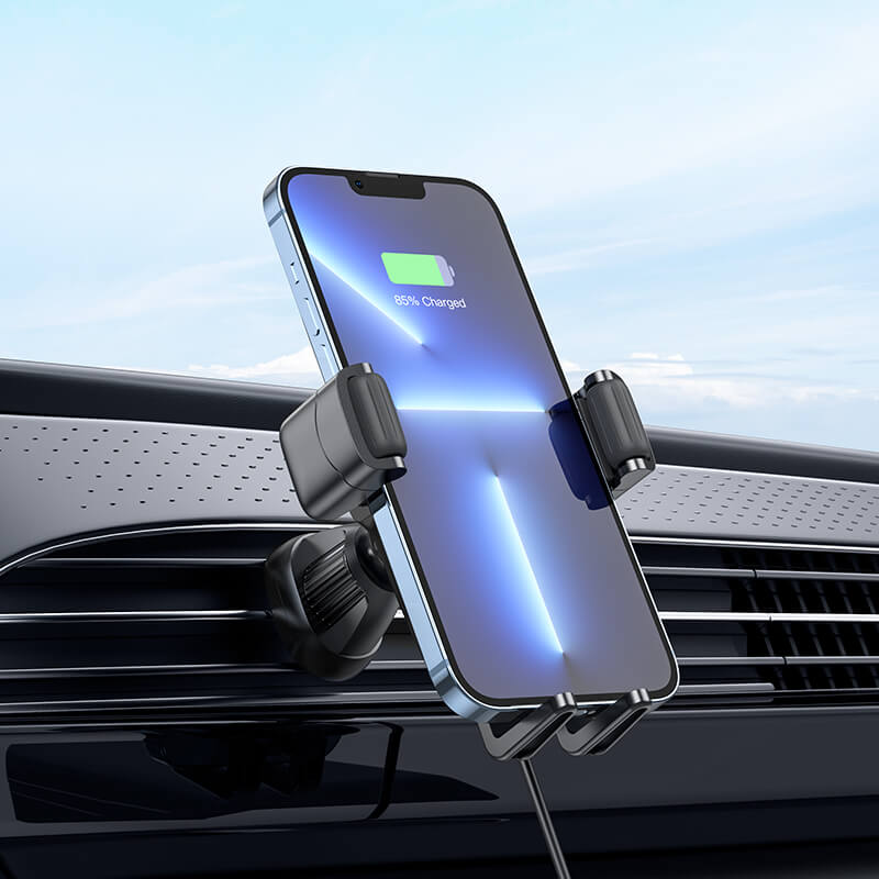 Hoco Wireless fast charge car holder(air outlet)