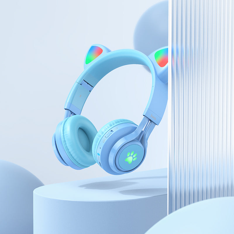 HOCO Cat ear kids headphones headset