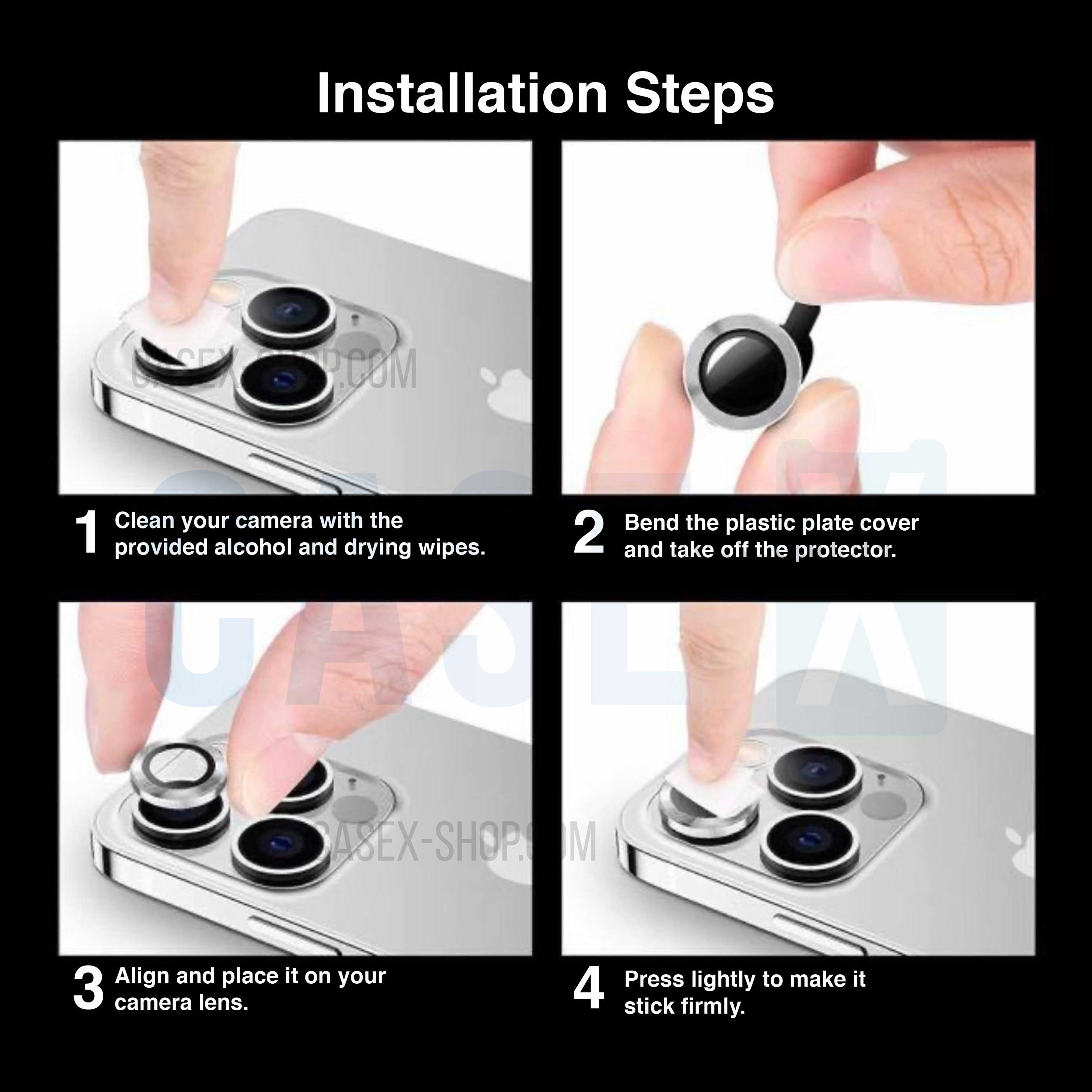 iPhone 16 Pro/16 Pro Max Desert Titanium Ring Lens Protector