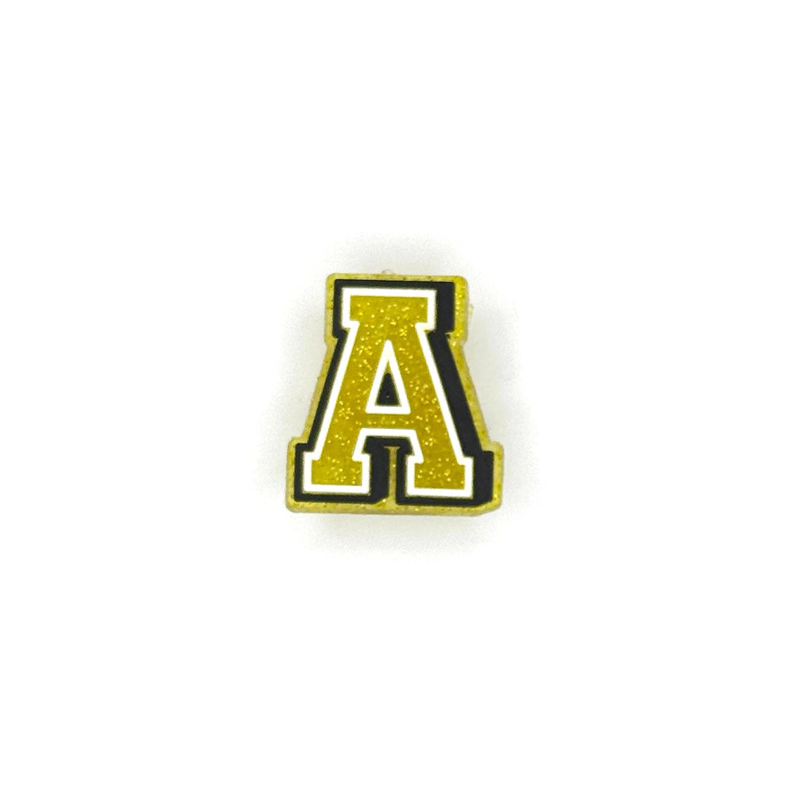 Gold Glitter Letters 1 Pin
