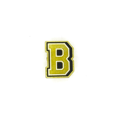 Gold Glitter Letters 1 Pin