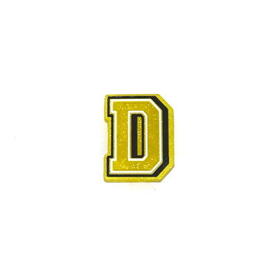 Gold Glitter Letters 1 Pin