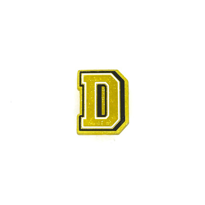 Gold Glitter Letters 1 Pin