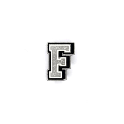 Silver Glitter Letters 1 Pin