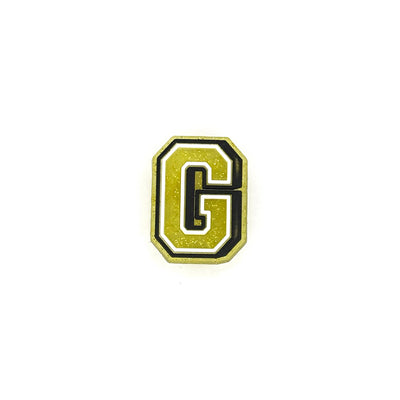 Gold Glitter Letters 1 Pin
