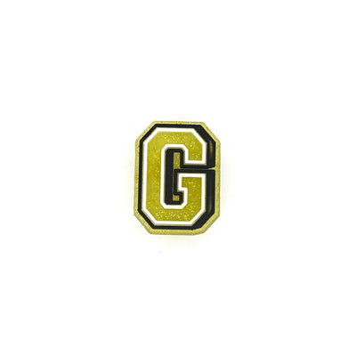 Gold Glitter Letters 1 Pin
