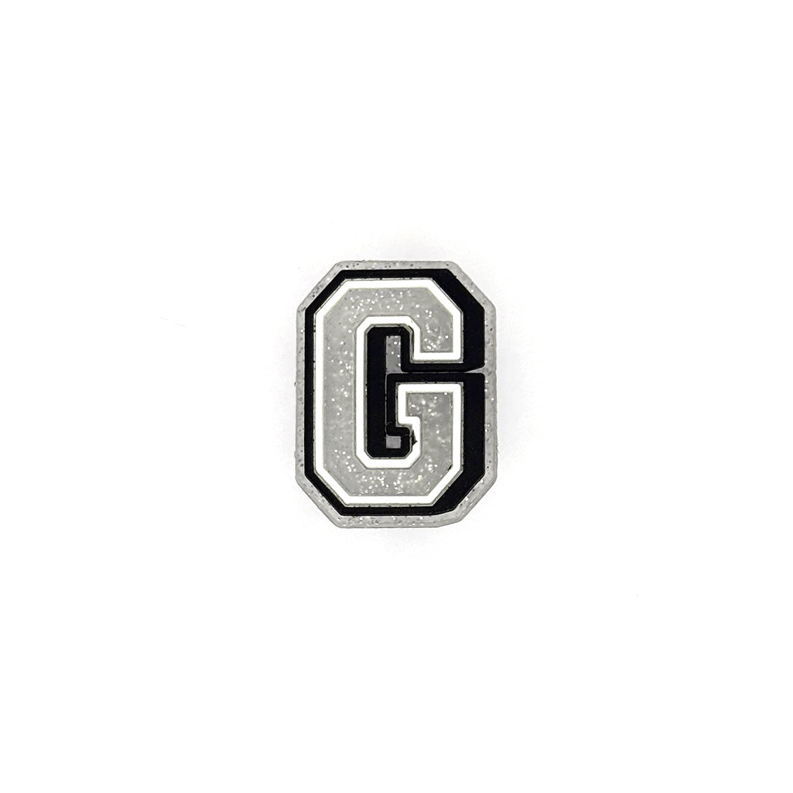 Silver Glitter Letters 1 Pin
