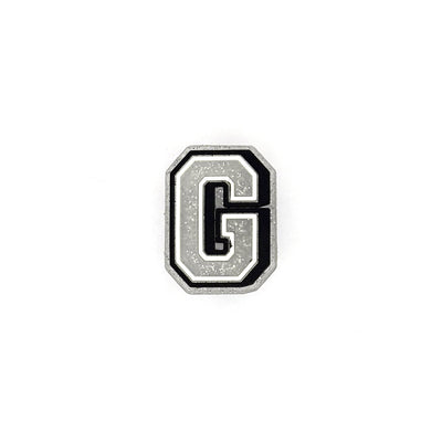 Silver Glitter Letters 1 Pin
