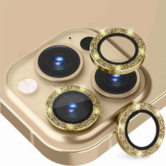Gold Glitter Ring Lens Protection