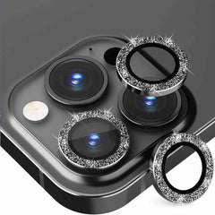 Black Glitter Ring Lens Protection
