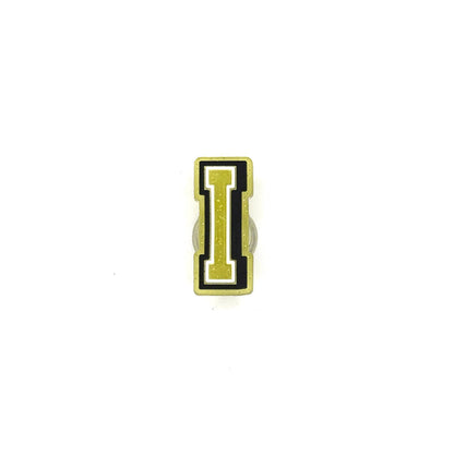 Gold Glitter Letters 1 Pin