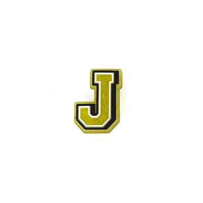 Gold Glitter Letters 2 Pin