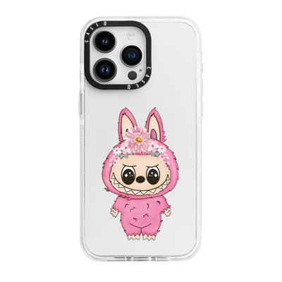 Labubu Floral Pink