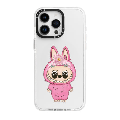 Labubu Floral Pink